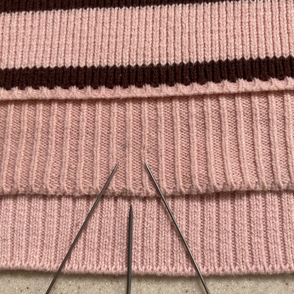 Free People Striped Cropped Sweater Women Size M - Picture 13 of 15